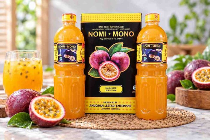 Markisa Nomi-Mono khas Makassar 2 botol 485 ml
