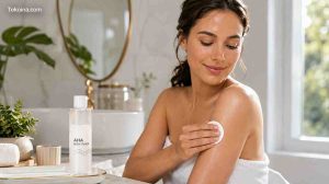 Cara Memakai Body Toner AHA agar Kulit Badan Terasa Lebih Halus Tanpa Berlebihan