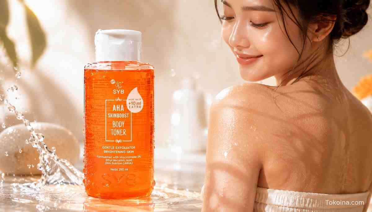 NEW SYB AHA Skinboost Body Toner untuk perawatan kulit badan kusam dan kasar